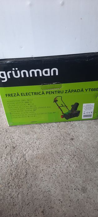 Freza electrica pentru zăpadă