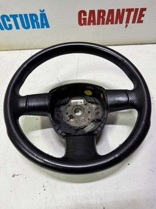 Volan piele perforată 3 spițe Audi A3 A4 B6 B7 A6 C5 C6