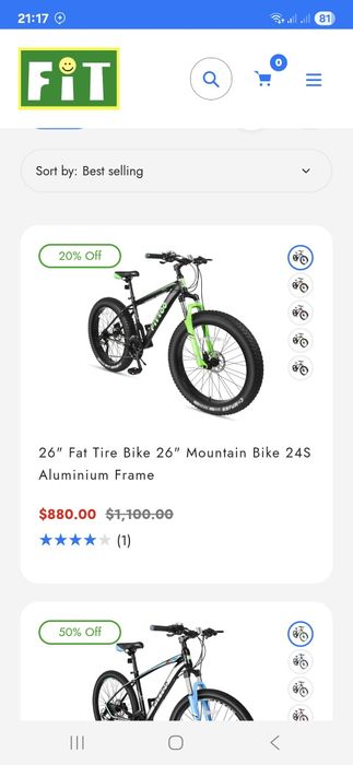 Pradayu velosiped FITTO