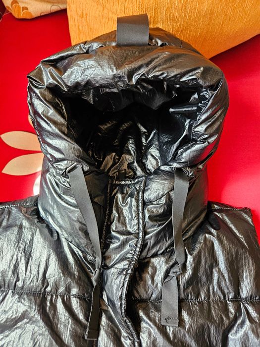 FLY LUXURY Дамска зимна грейка с качулка,дълга