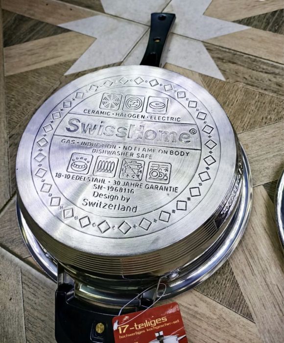 Комплект тенджери и тигани Swiss Home Z Line