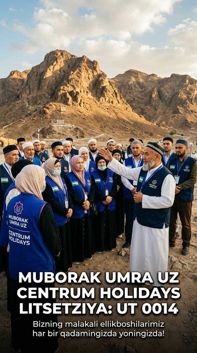 Centrum Holidays Umra Uzb Shayxontohur To'g'ri Reys Muborak Umra Paket