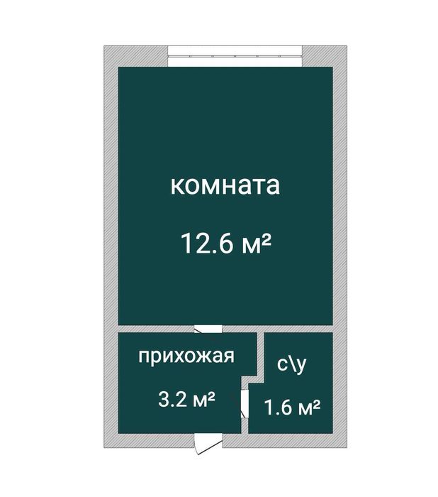 Продажа 1-комнатной квартиры, центр