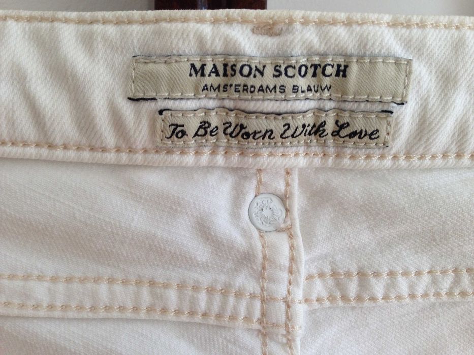 Дамски дънки, марка Mason Scotch, цвят сметана