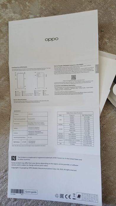 OPPO RENO 5 в отличном состоянии