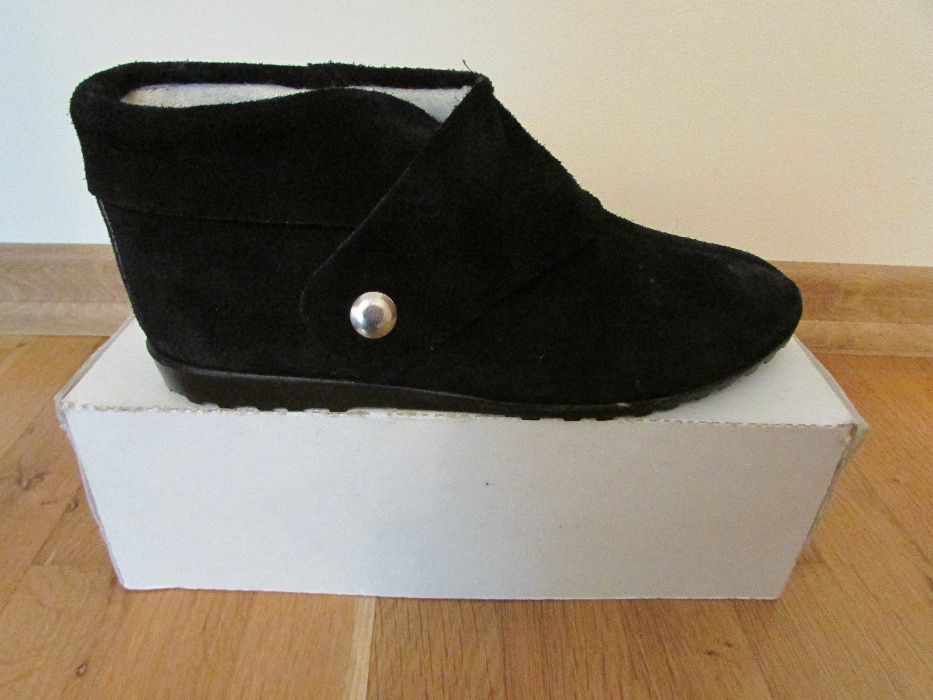 Дамски боти от естествен велур - 36 номер Нови!