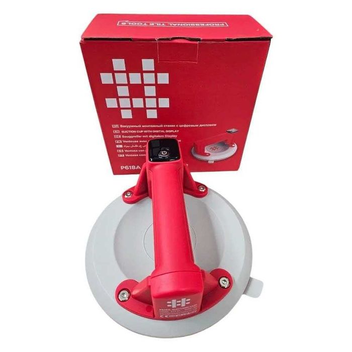 Вакуум вендуза, акумулаторна, SHIJING P618A White, 200 мм, до 200 кг