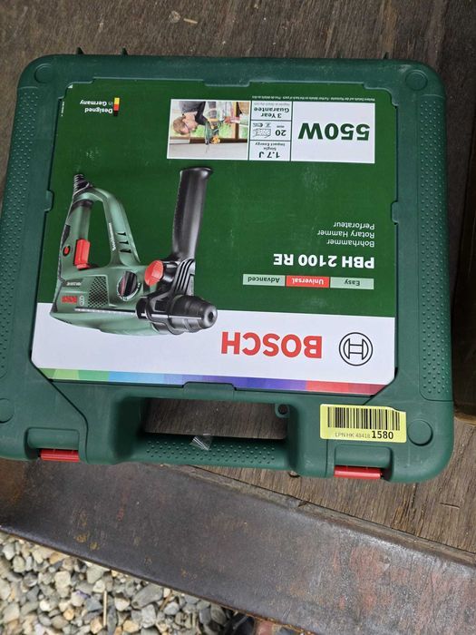 Ciocan rotopercutor BOSCH PBH 2100 RE, 550W, 1.7J, SDS Plus, 2400rpm