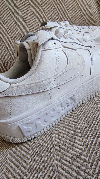Nike Air Force 1, triple white.