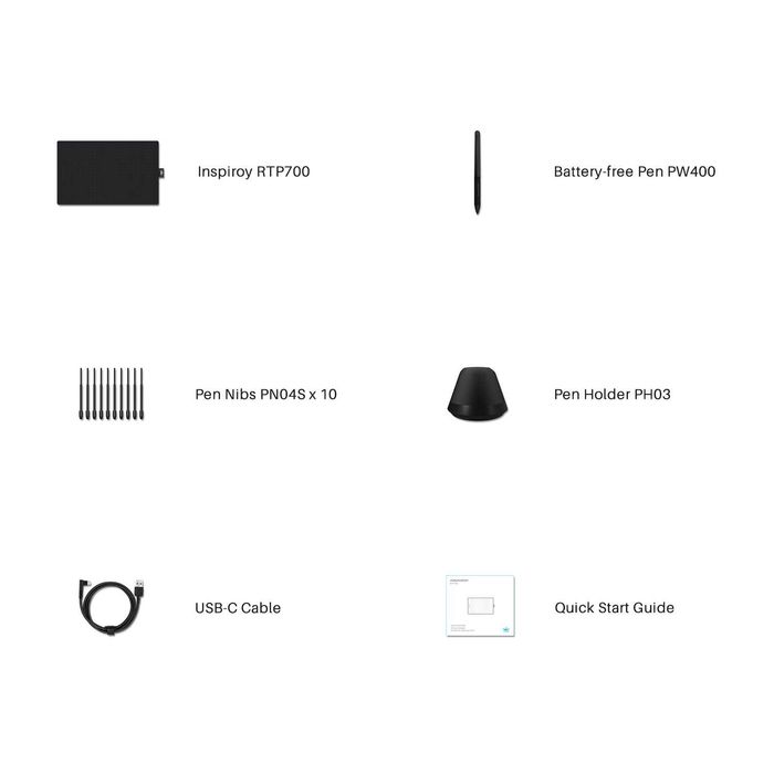 Новинка! Графический планшет Huion Inspiroy RTP-700