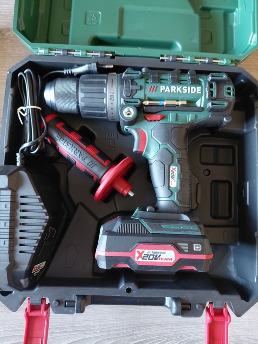 Ударна бормашина  PARKSIDE PSBSA 20 Li E4 с зарядно и батерия