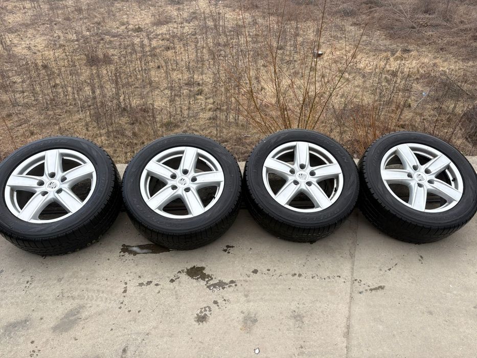 Jante Porsche Cayenne R18 cu anvelope de iarna