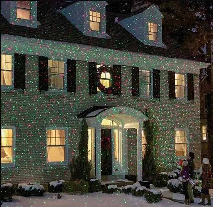 Proiector Laser exterior telecomanda Star Shower din metal inoxidabil