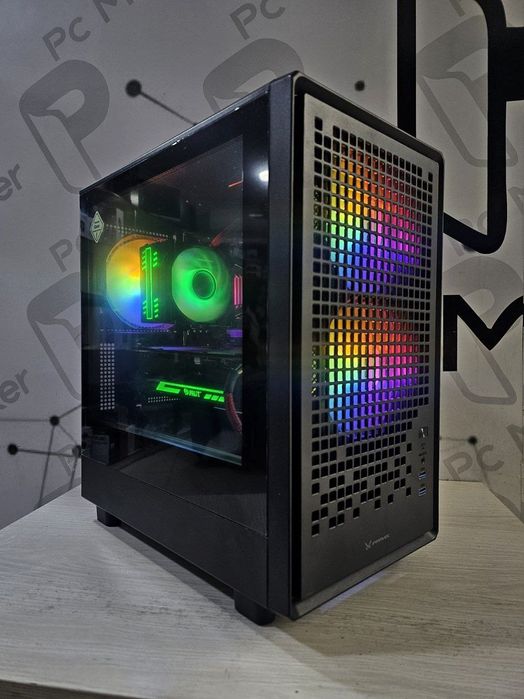 Монтажный игровой Пк 2680v3[i7 7770]RX 470 8g/Ssd 120 HDD 500g/