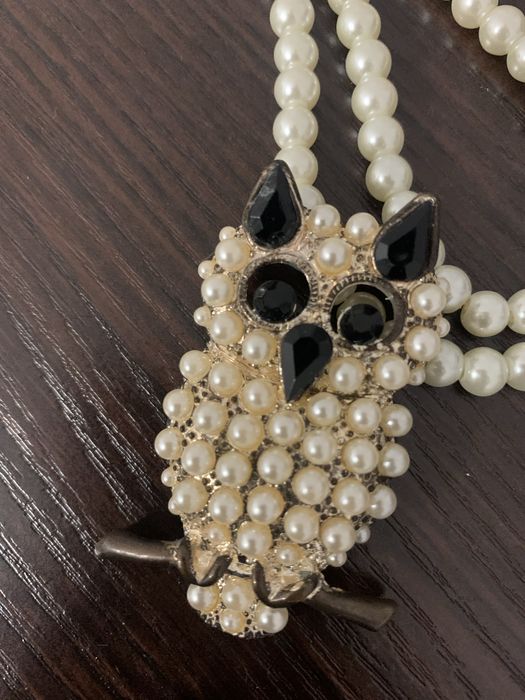 кулон с бусами ожерелье