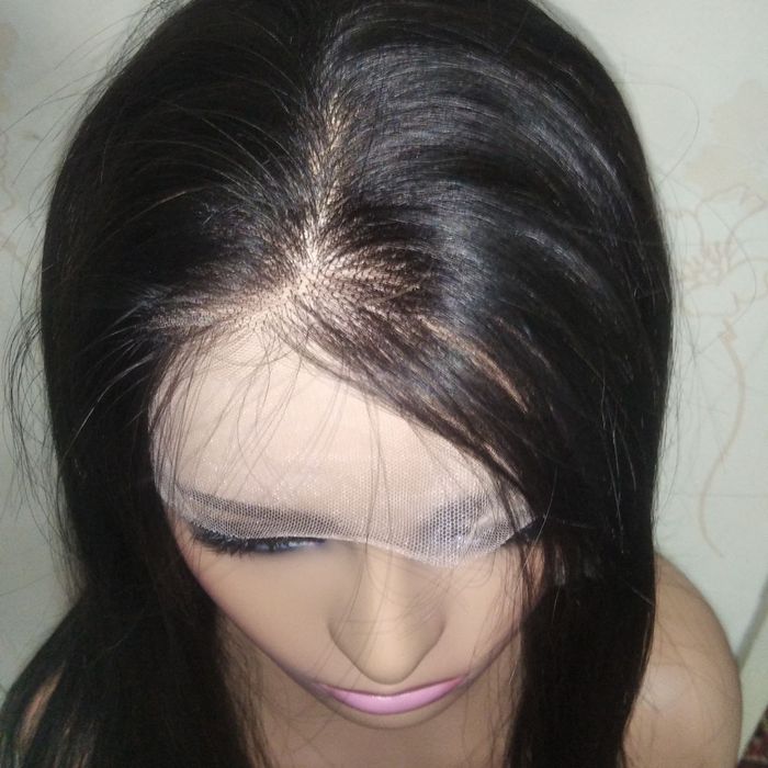 Натуральных парик имитация кожи головы