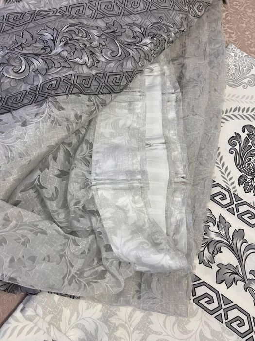 Шторы+тюль на 2 окна