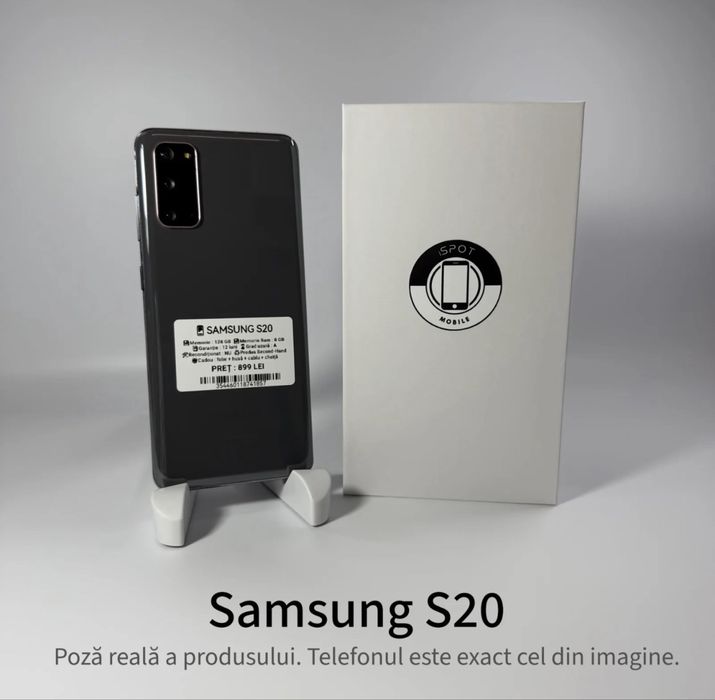 iSpotMobile.ro - Samsung S20 gray 128 GB  / 8 GB , Garantie 2 ani + cadou