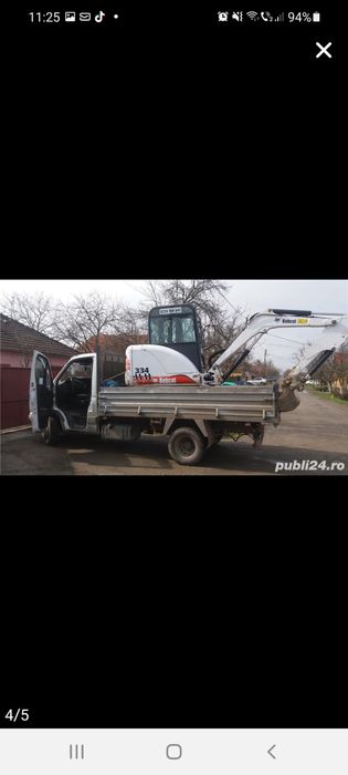 Macara Hiab bobcat platforma