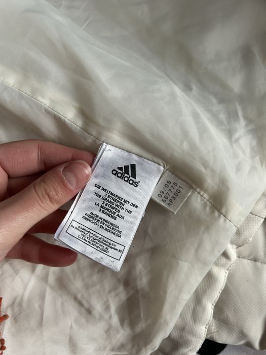 Geaca Adidas M crem alb