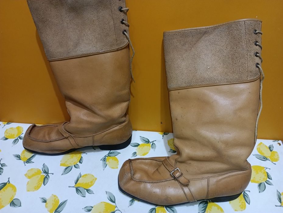Кожени ботуши N 43,5 - 19 лв