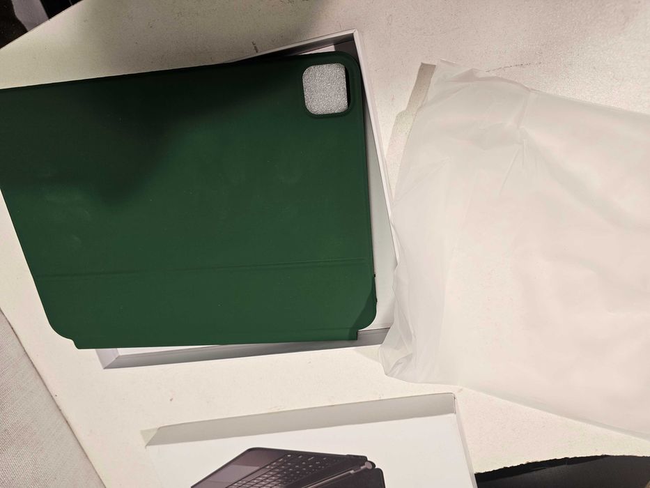 Husă cu Tastatură și Trackpad T89 Magic pentru iPad | Conexiune Bluetooth | Verde