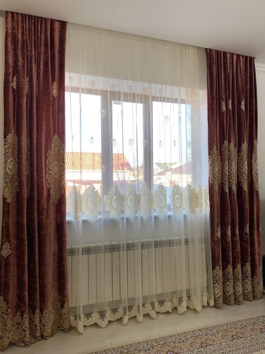 Продаются шторы с занавеской