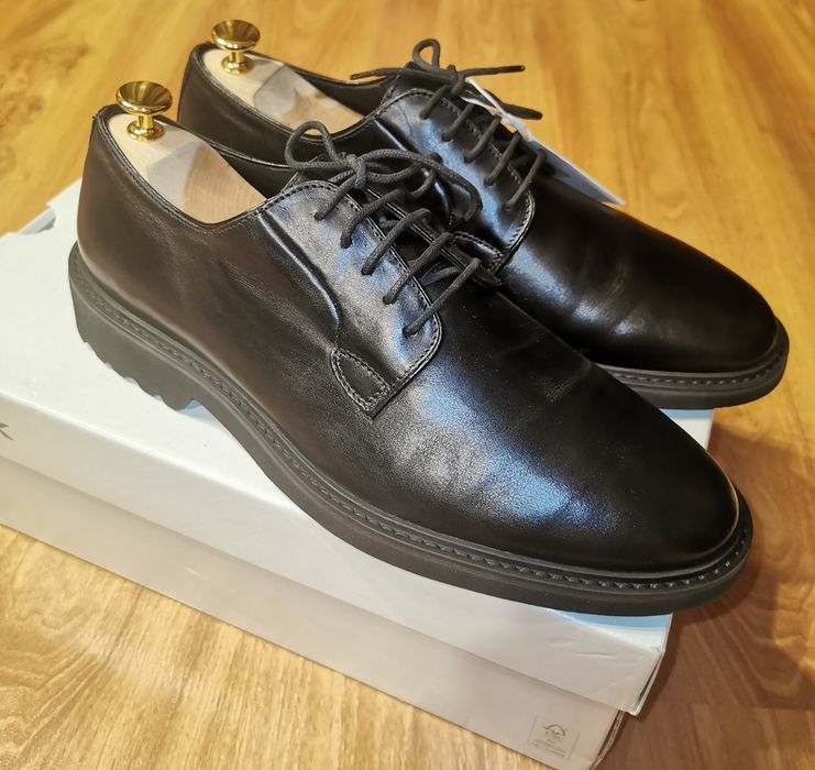 Pantofi Geox Cannaregio,noi,piele,calapod lat, tehn. Respira, mar. 44