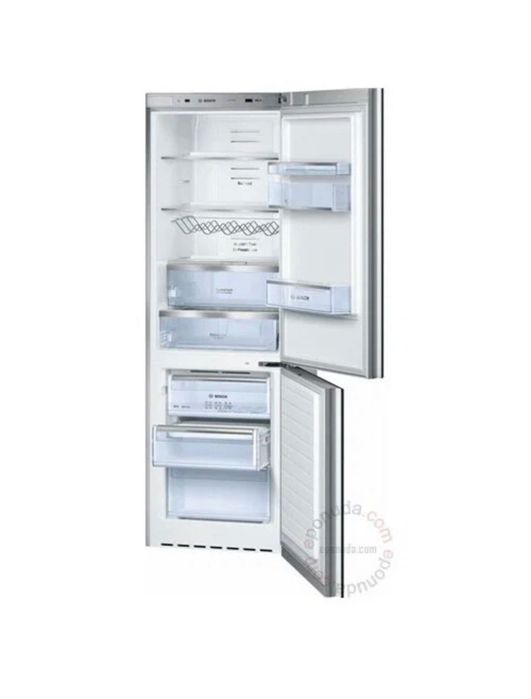Bosch KGN36S51 – хладилник с фризер No Frost, черна стъклена врата