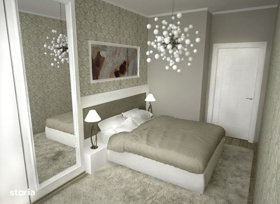 Apartament 2 camere Capat Cug, Lidl, 52 metri, etaj 1 Cod:129959