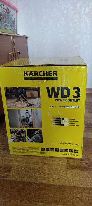 Продам пылесос Karcher WD 3