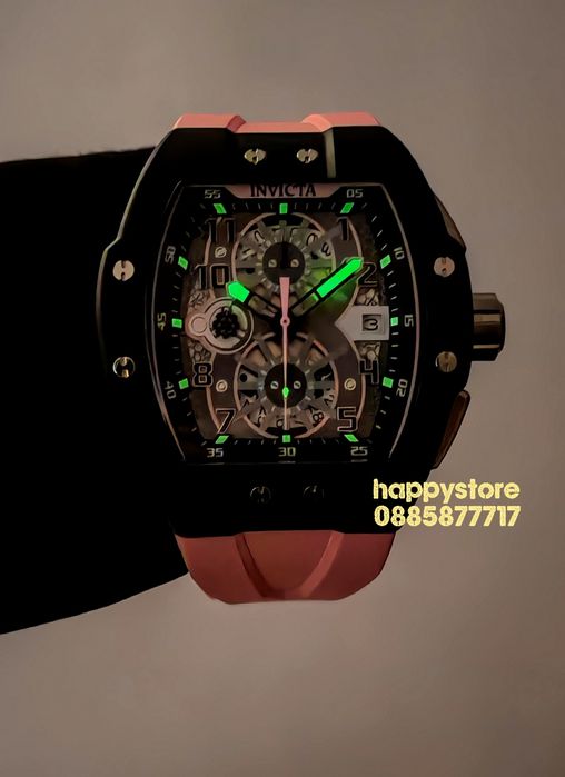 INVICTA Racing Strada Pink 47 mm, Инвикта нов ръчен часовник