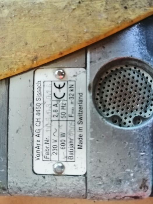 Електрическа преса за фитинги vonArx