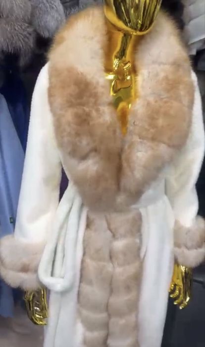 Haina de blana naturala Alcantara / vulpe