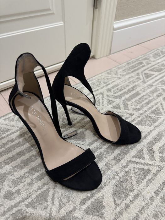 Босоножки замша, размер 35