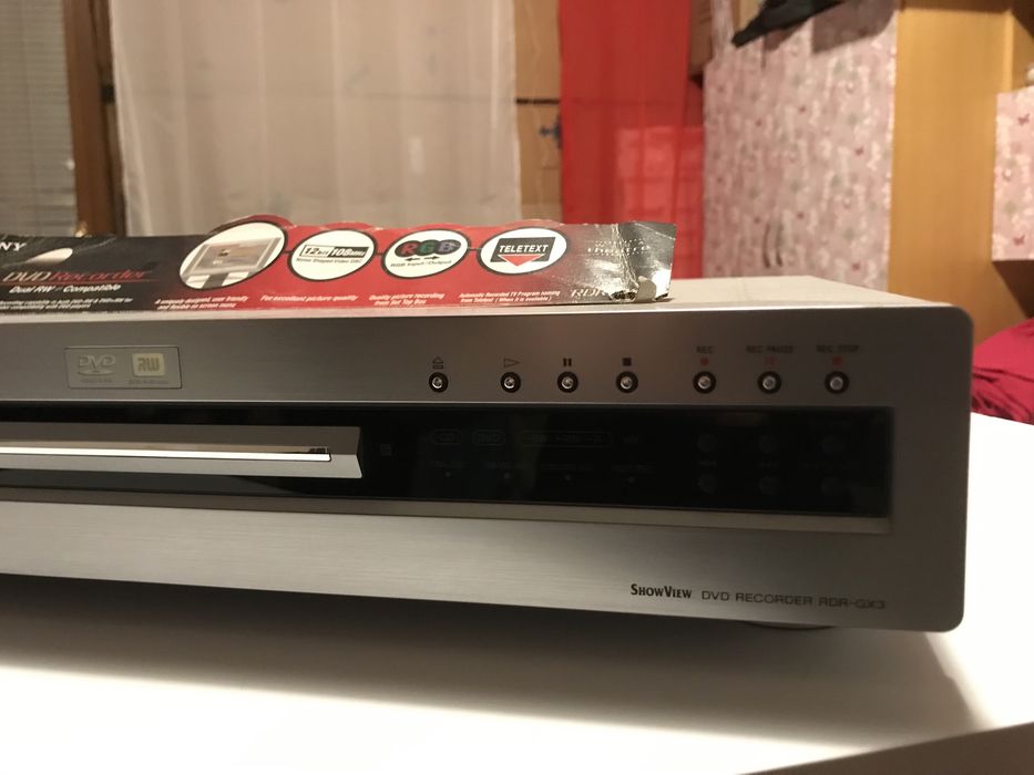SONY DVD recorder  RDR-GX3