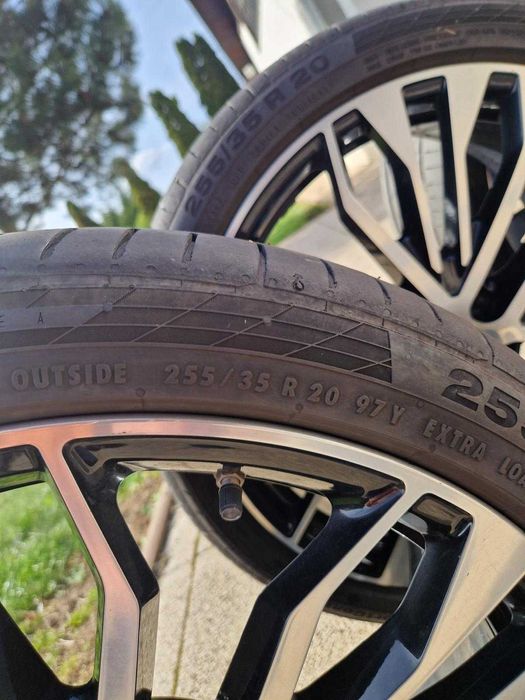 Set jante Audi A6 Competition + anvelope, stare foarte bună