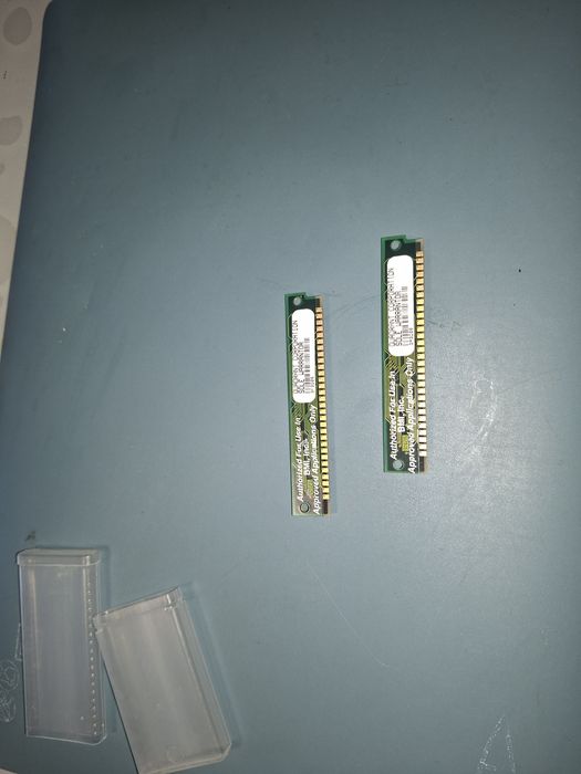 Memorii 2 x 1 Mb, anii 80-90, DRAM SIMM cu 30 pini