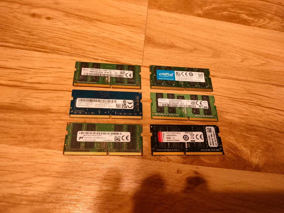 DDR4  Samsung , Hynix ,  Crucial ,  Micron - Рам за лаптоп  16GB DDR4