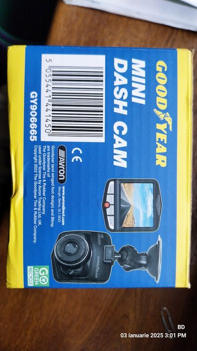 Camera auto HD, Good Year, DVR, GSenzor, HDMI, Senzor de mișcare