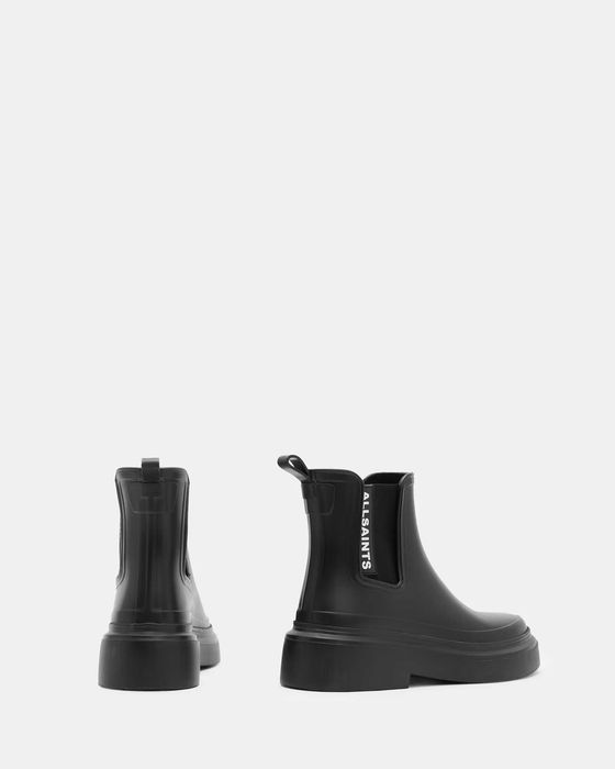 Гумени ботуши AllSaints Hetty Logo Rubber Ankle Boots
