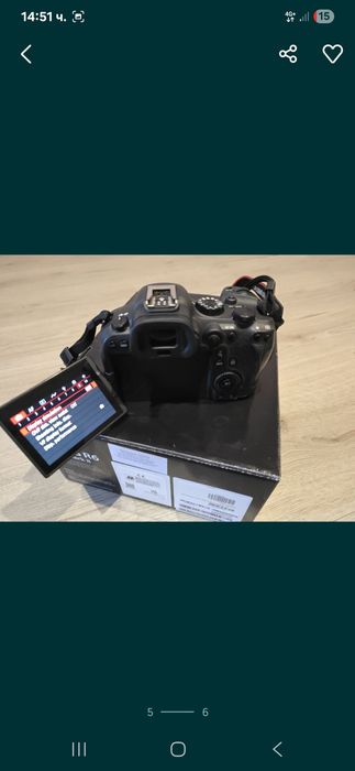 Canon R6 Mark II + rf 50mm f1.8 + екстри