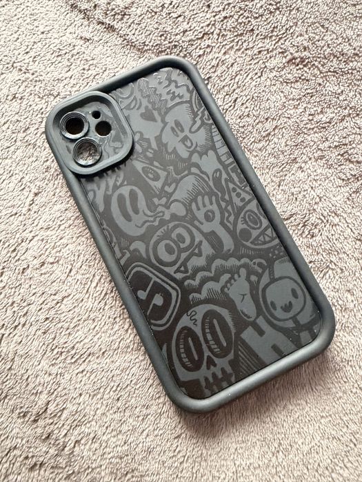 Folie sticlă 9D iPhone 11 + Husă.