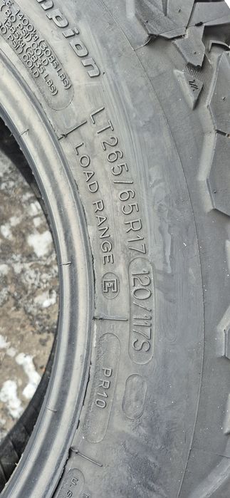 4 anvelope M+S All-Terrain BFGoodrich 265/65/17.Pretul este pe bucata.