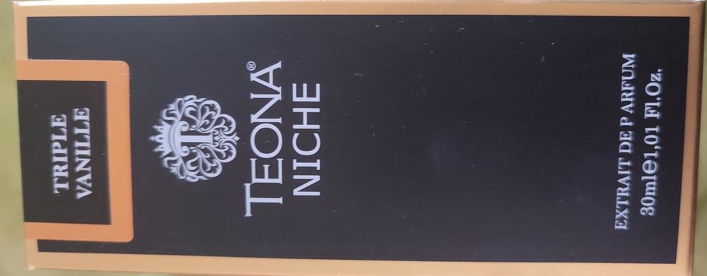 Parfum Teona niche triple vanille