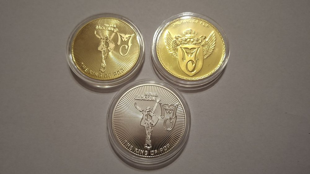 Monede Michael Jackson / Queen (Freddie Mercury) / Elvis  Presley