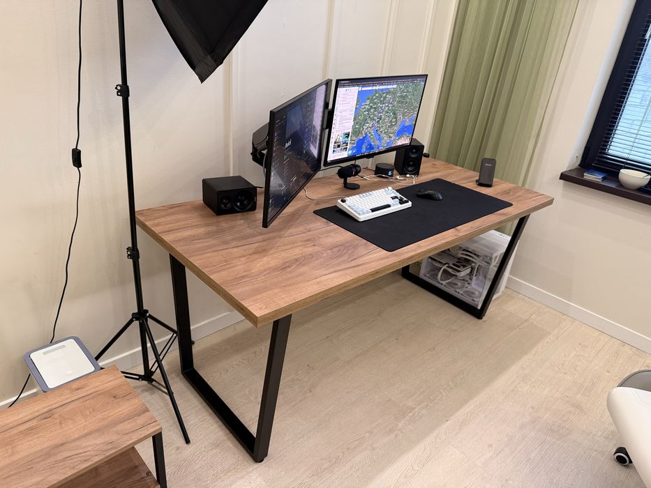 Стол компьютерный письменный 180 х 80 см дуб