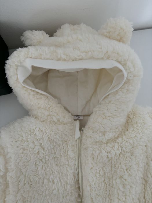 новый теплый ромпер. комбинезон 74см