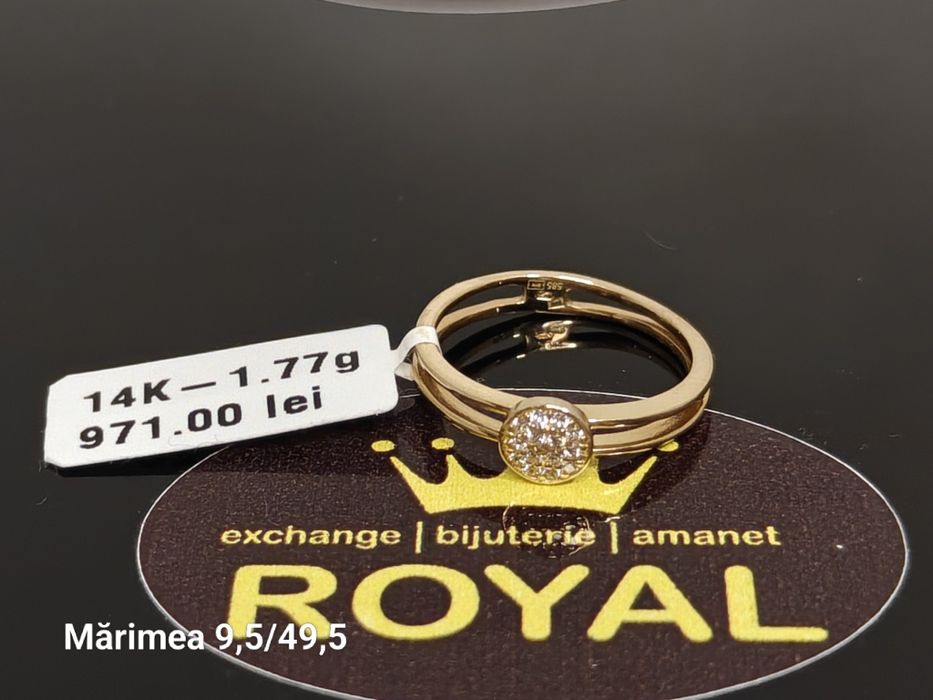 Bijuteria Royal: Inel aur 14k/1.77 gr