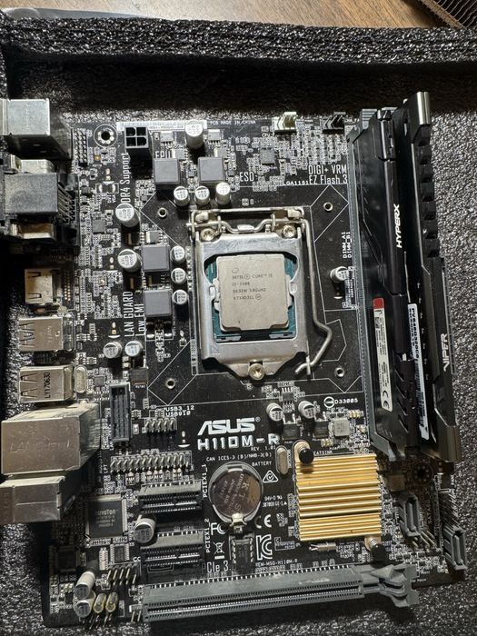 Kit pc calculator placa de baza 1151 Asus cu Intel i5 7400+16Gb ram